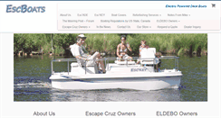 Desktop Screenshot of escboats.com